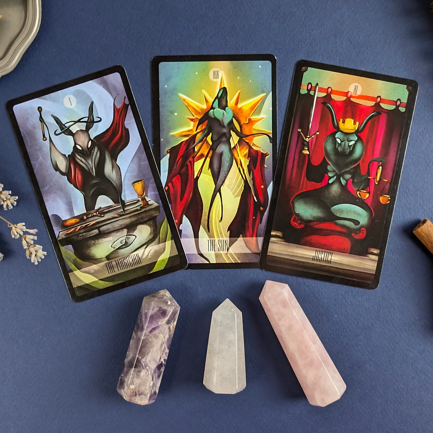 Lepus Tarot Cards with Guidebook - In Use