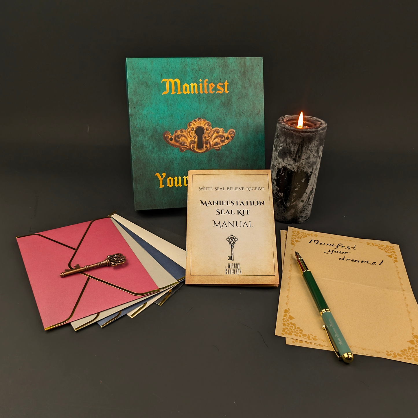 Manifestation Seal Kit – Write, Seal, Manifest Your Dreams