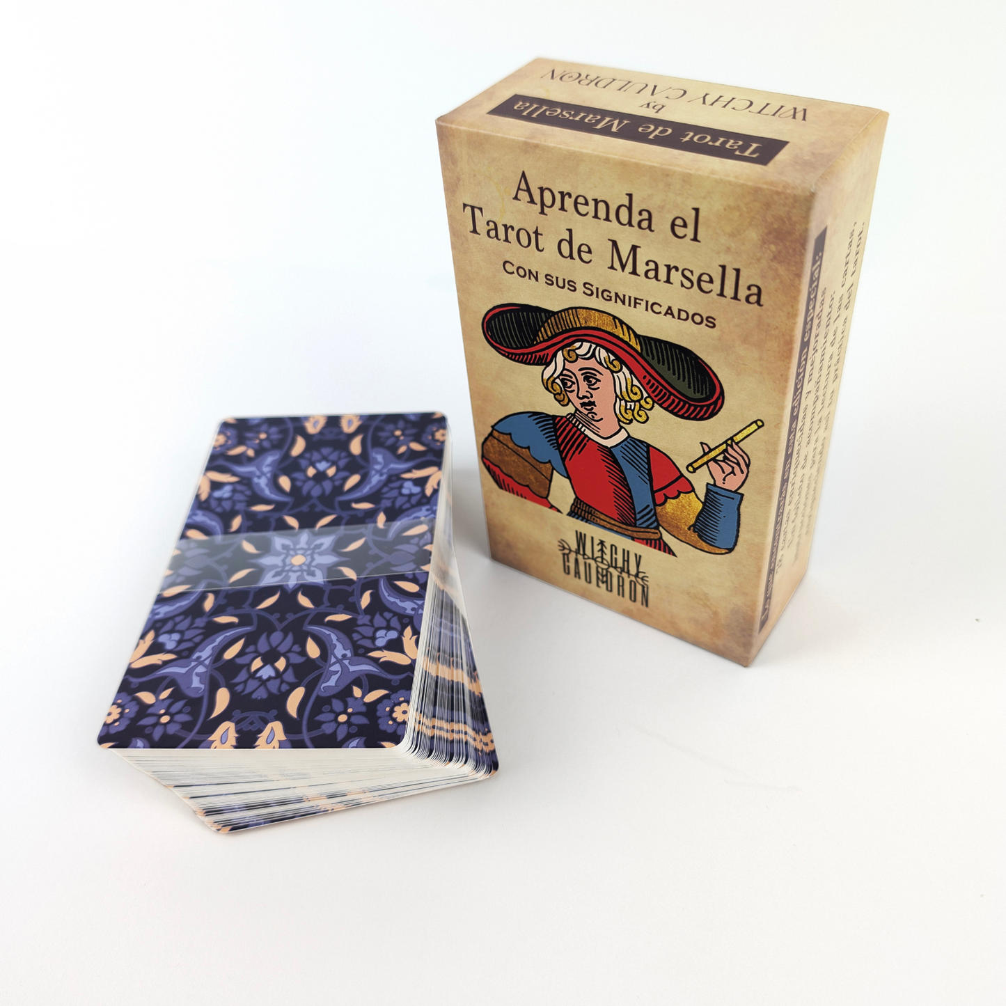 Spanish Marseille Tarot Deck for Beginners with Meanings on Them