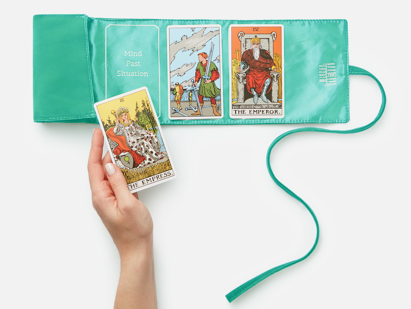 Tarot Wrap with 3 Tarot Spreads Pattern