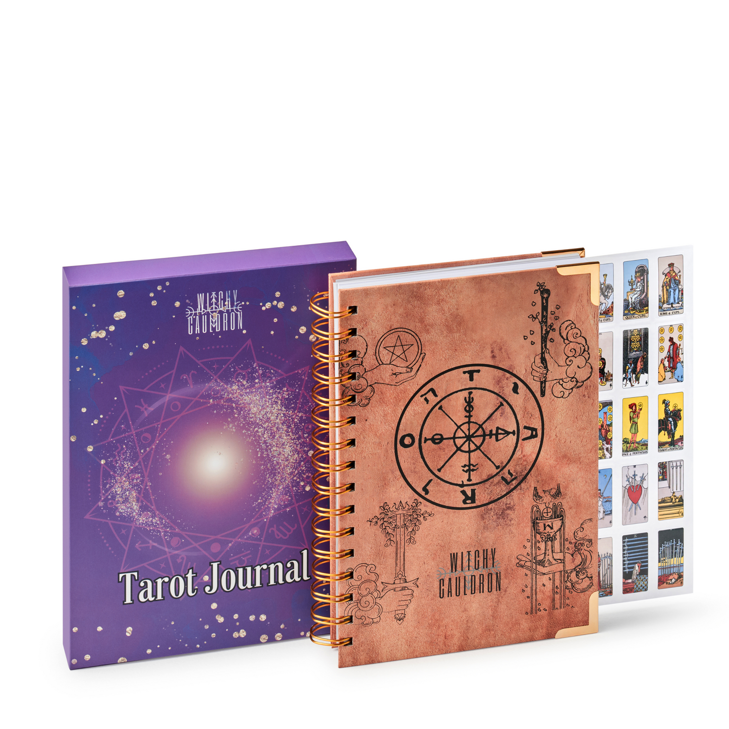 Tarot Journal and Planner: Daily Reflections & Personal Growth with Stickers, Tarot Workbook