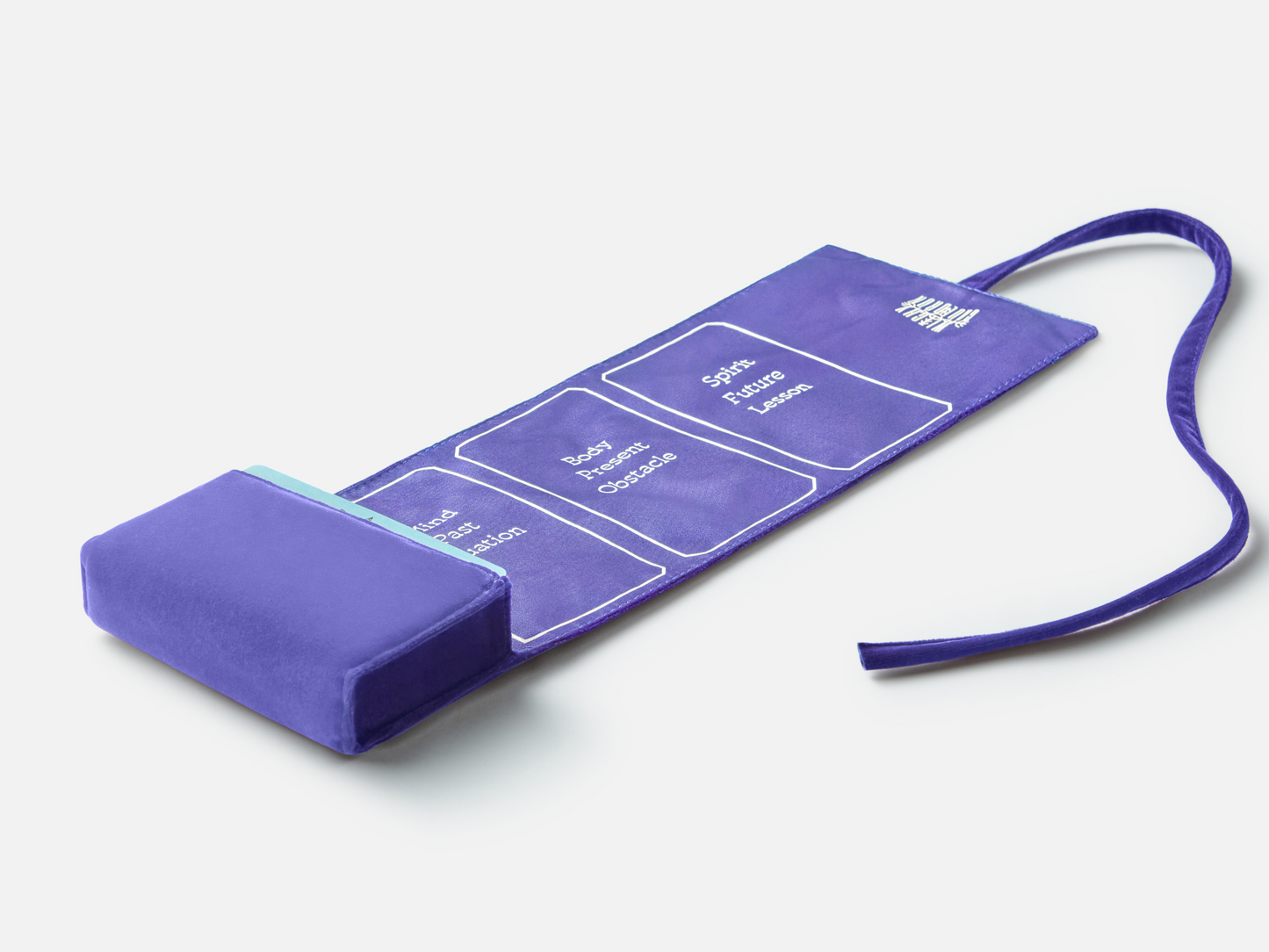 Tarot Wrap : Luxueux Porte-Cartes en Velours et Satin : Noir