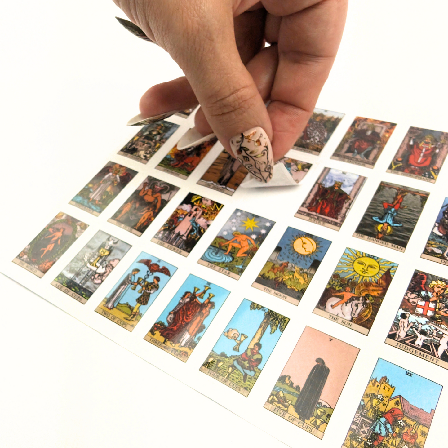 Rider Waite Tarot Stickers - Card Stickers for Journaling