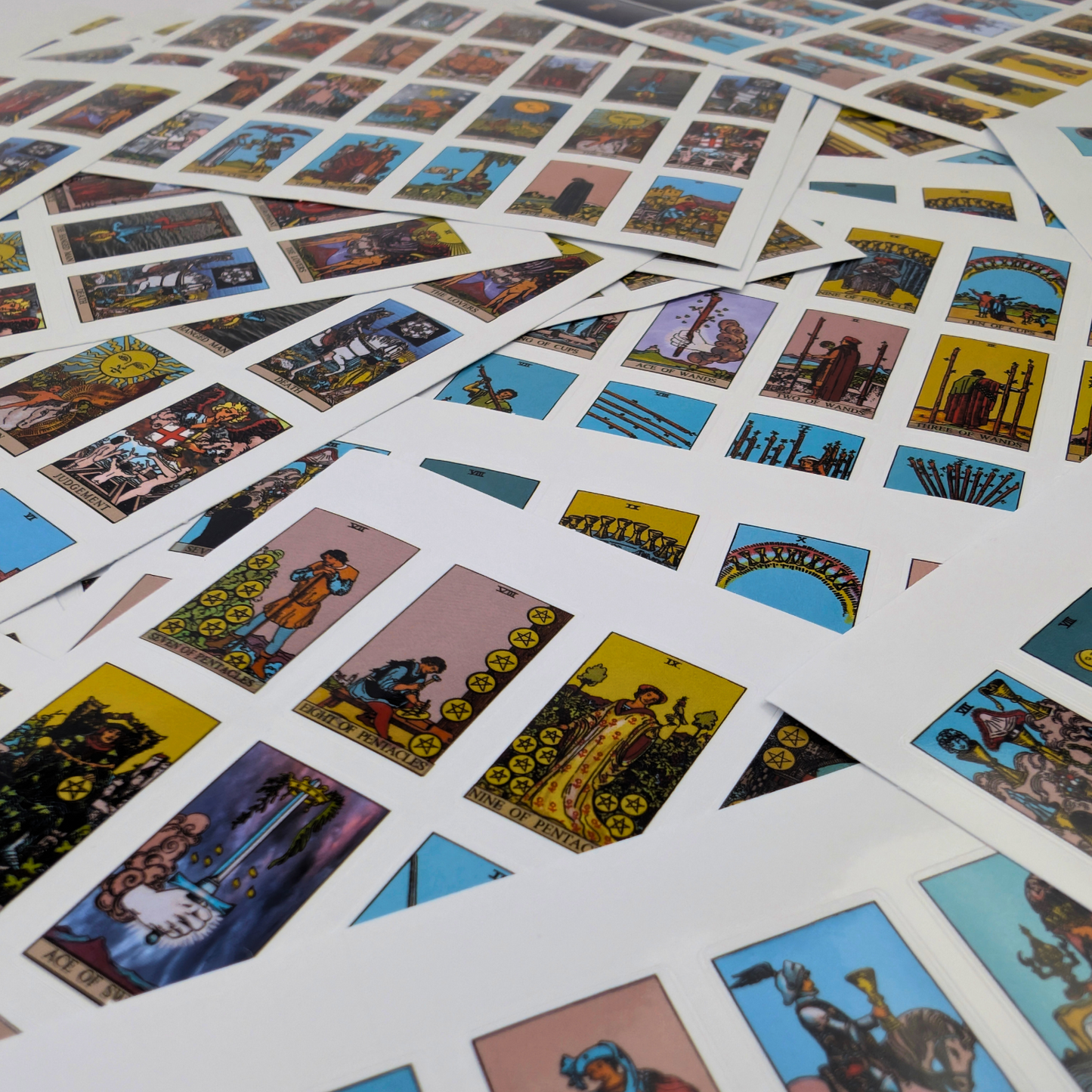 Rider Waite Tarot Stickers - Card Stickers for Journaling