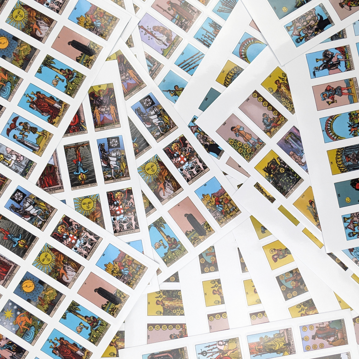 Rider Waite Tarot Stickers - Card Stickers for Journaling