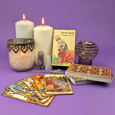 Rider Waite Tarot Deck with Guidebook – Classic Edition - Back View