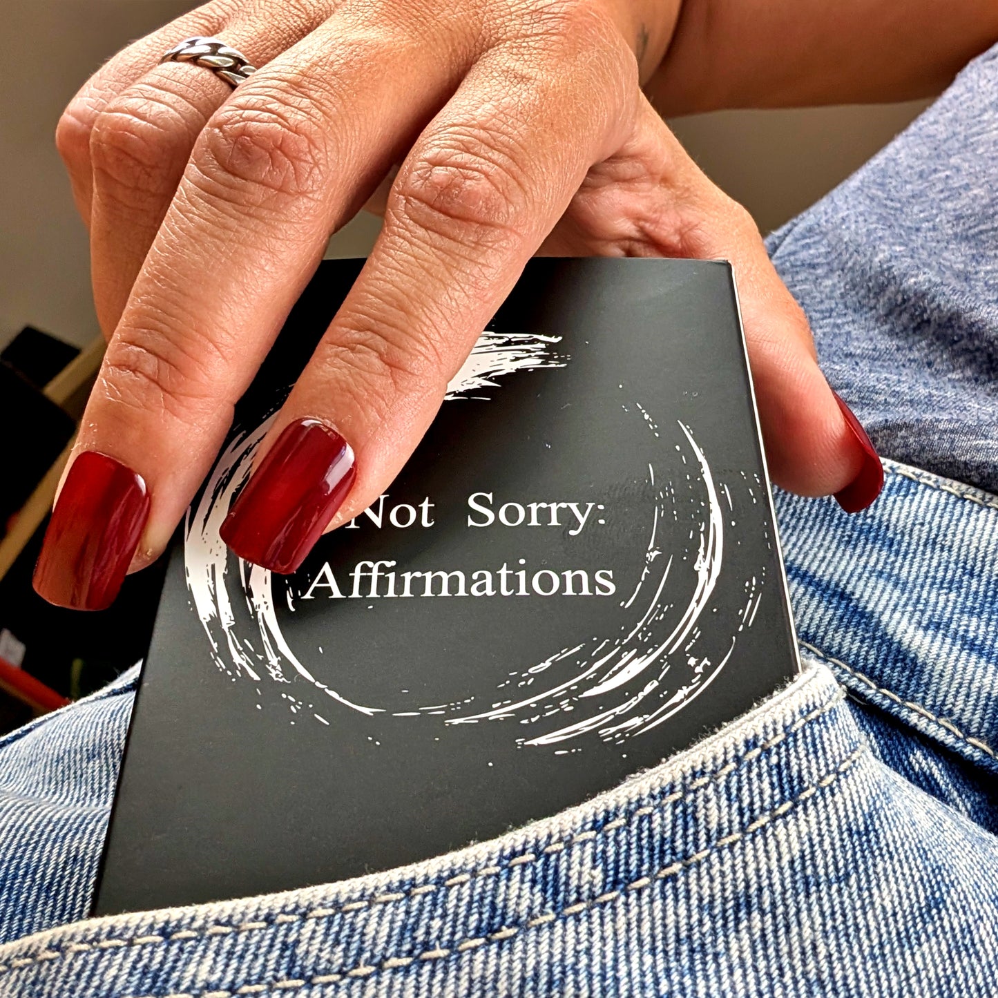 Witchy Cauldron Not Sorry: Affirmations with Bite, 60 Motivational Cards, Tough Love Deck