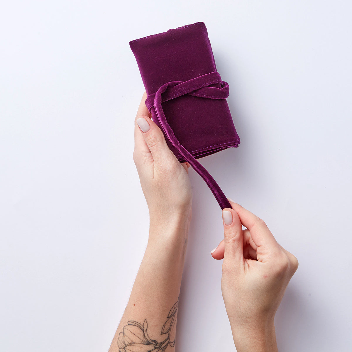Tarot Wrap with 3 Tarot Spreads (Purple / Black)