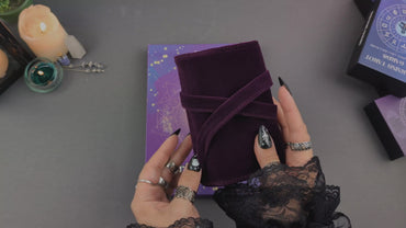 Spanish Tarot Learning Set for Beginners (Tarot, Purple Wrap, Journal)