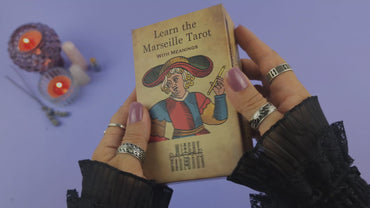 English Marseille Tarot Deck for Beginners with Meanings on Them