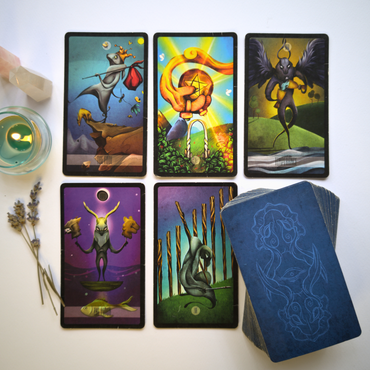 Cartes de Tarot Édition Standard | Cartes de Tarot Lepus avec guide 
