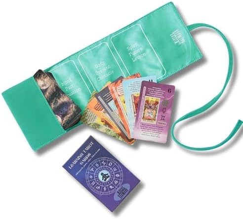 Mint Wrap and Tarot Cards for Beginners with Meanings on Them