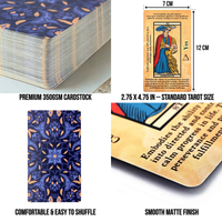 Marseille Tarot Deck with Meanings – English Edition