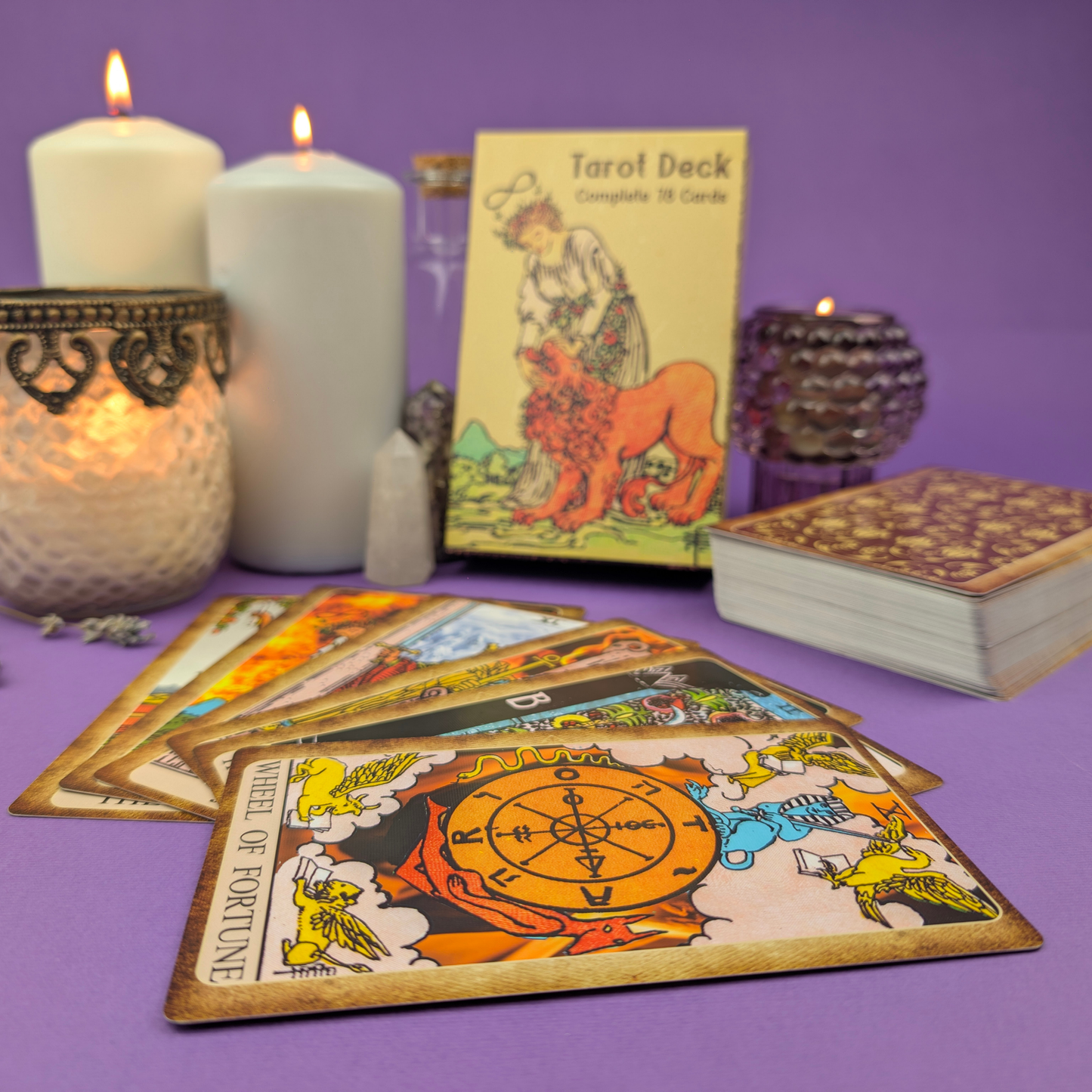 Large Rider Waite Style with Upgraded Classic Design – Witchy Cauldron Tarot Cards Deck