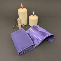 Chaudron de sorcière de stockage de satin de Tarot | Enveloppement à la lavande