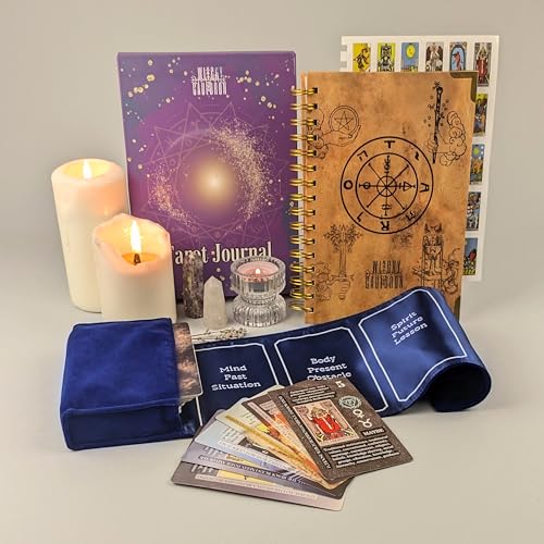 Tarot Learning Set for Beginners – Cards, Wrap & Journal - Size Reference