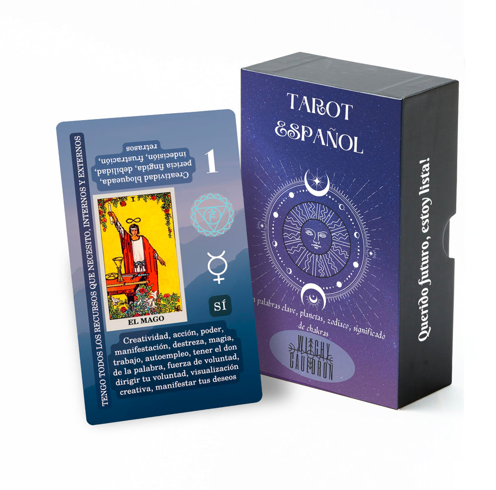 Witchy Cauldron Cartas de Tarot para Principiantes