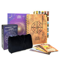 Black Wrap and Beginner Tarot Cards with Meanings – Complete Set