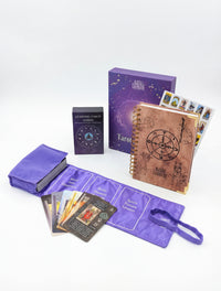 Tarot Learning Set for Beginners – Cards, Wrap & Journal