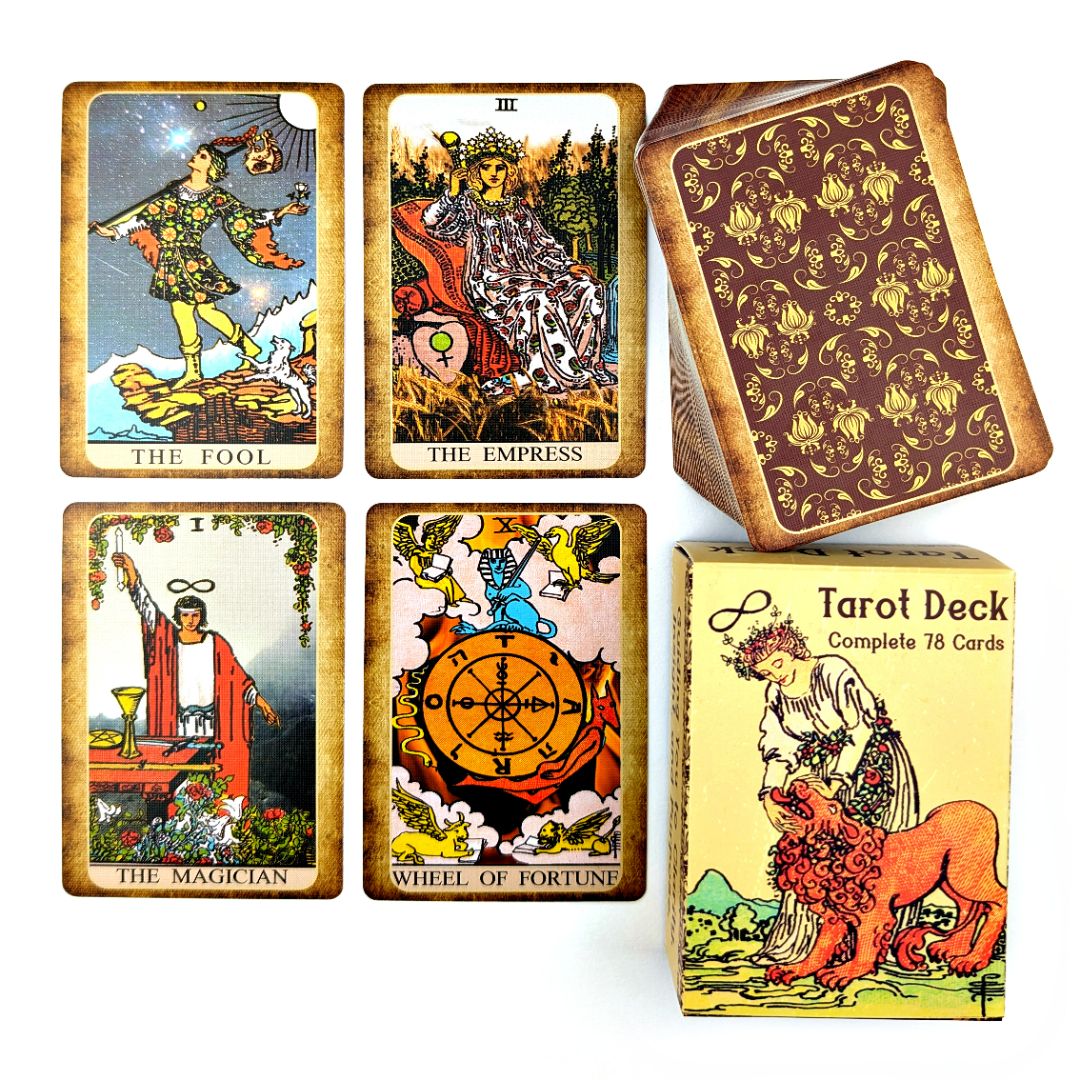 Travel Tarot Deck – Pocket Rider Waite with Guidebook