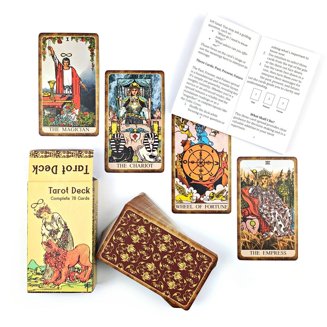 Rider Waite Tarot Deck with Guidebook – Classic Edition